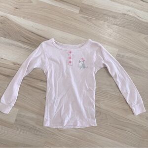 Carter's Light Pink Long Sleeve Tee Soft Knit Crew Neck